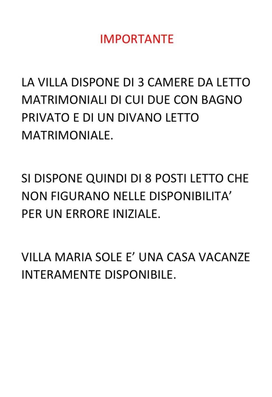 Villa Maria Sole Scafati Exteriér fotografie